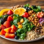 Alimentação vegana saudável