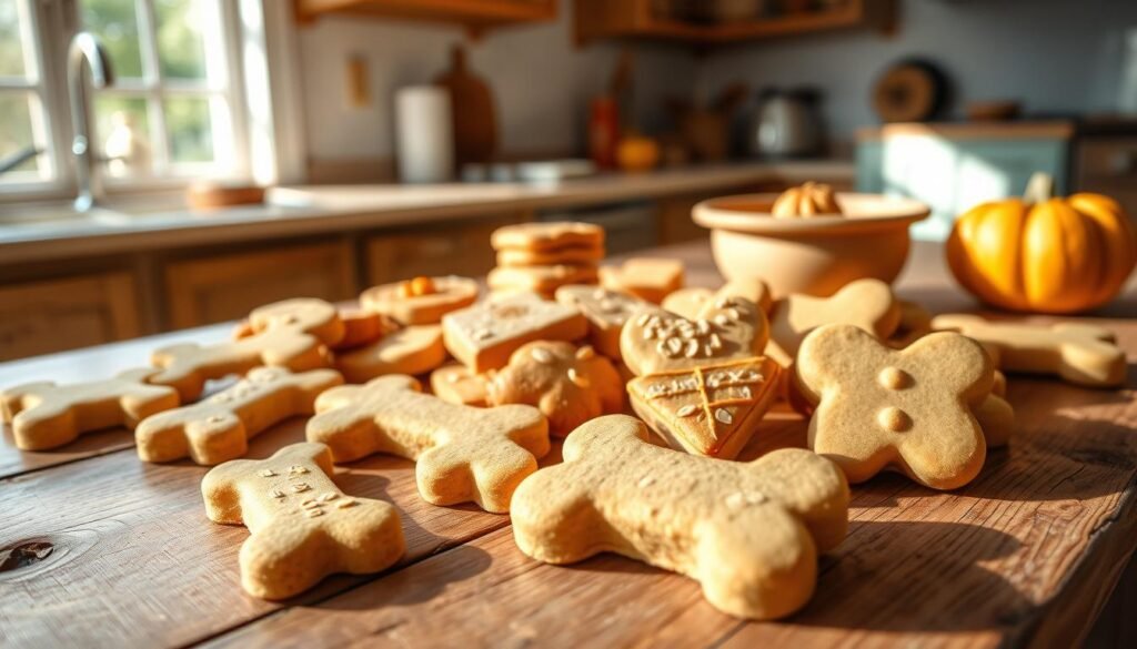 Biscoitos caninos caseiros