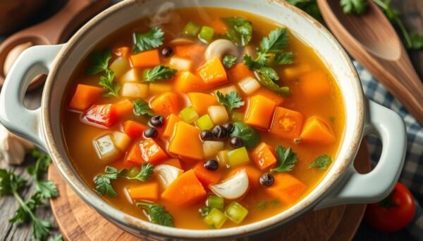 Caldos caseiros nutritivos