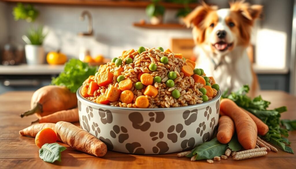 Carboidratos complexos e fibras para cães