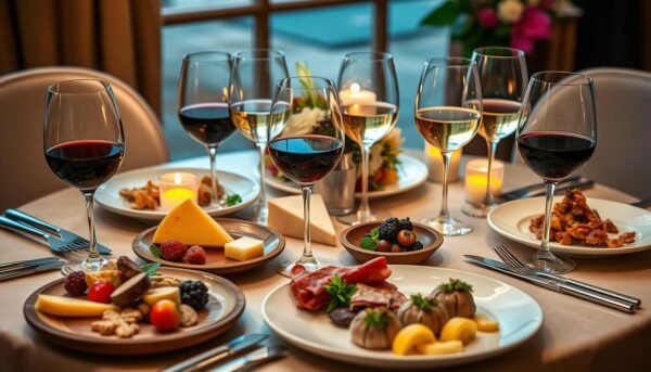 Harmonização de vinhos com comida