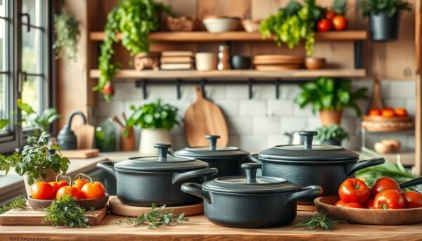 Panela de ferro fundido sustentável