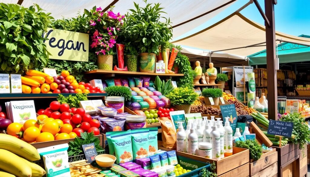 Produtos veganos