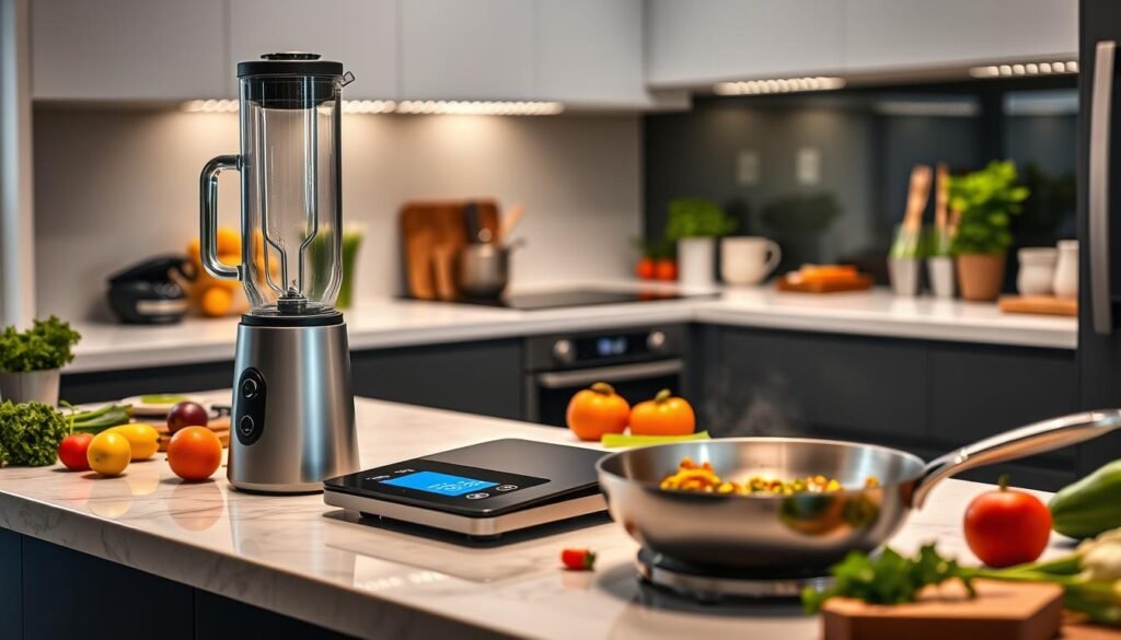 Utensílios de cozinha conectados