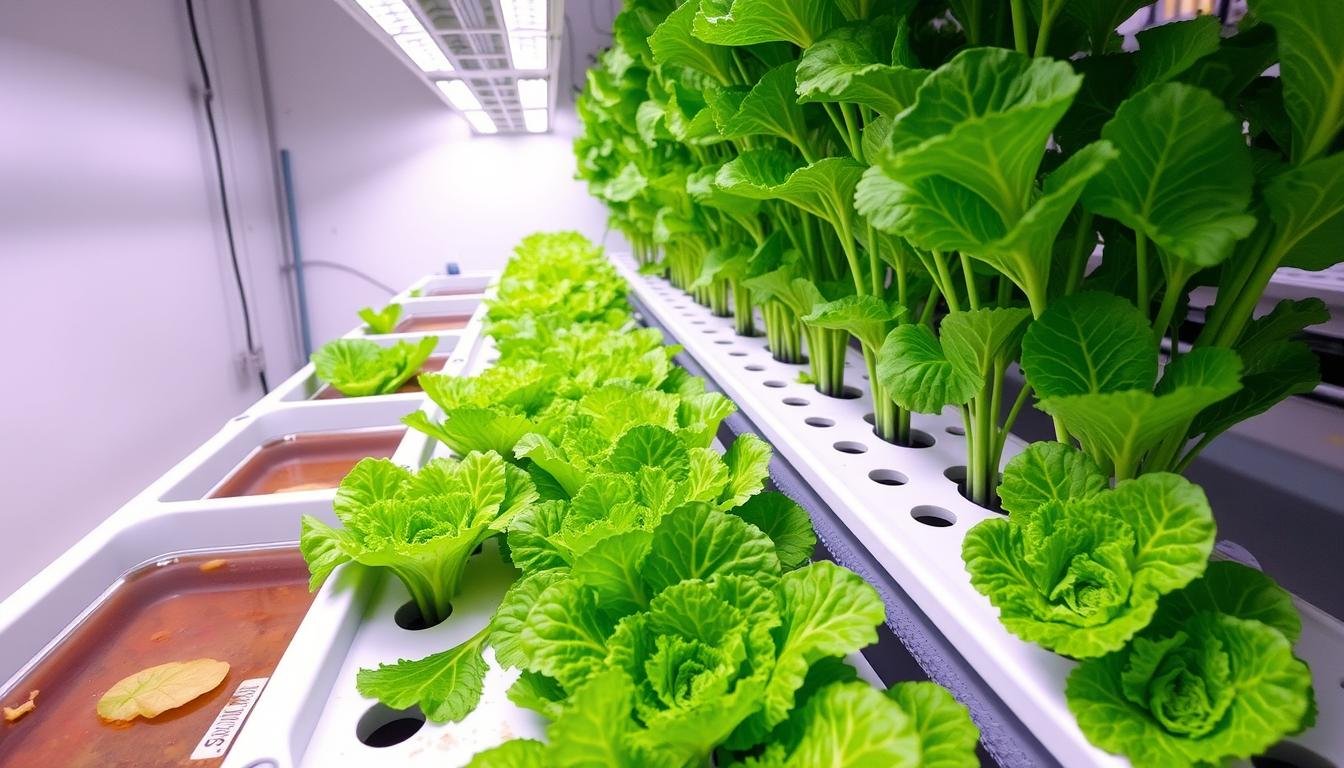 como plantar alface em hidroponia