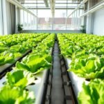 cultivo hidropônico de alface