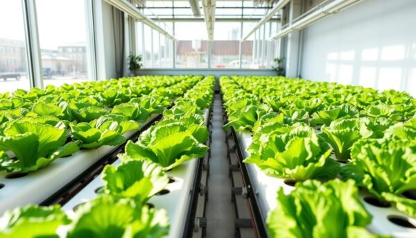 cultivo hidropônico de alface