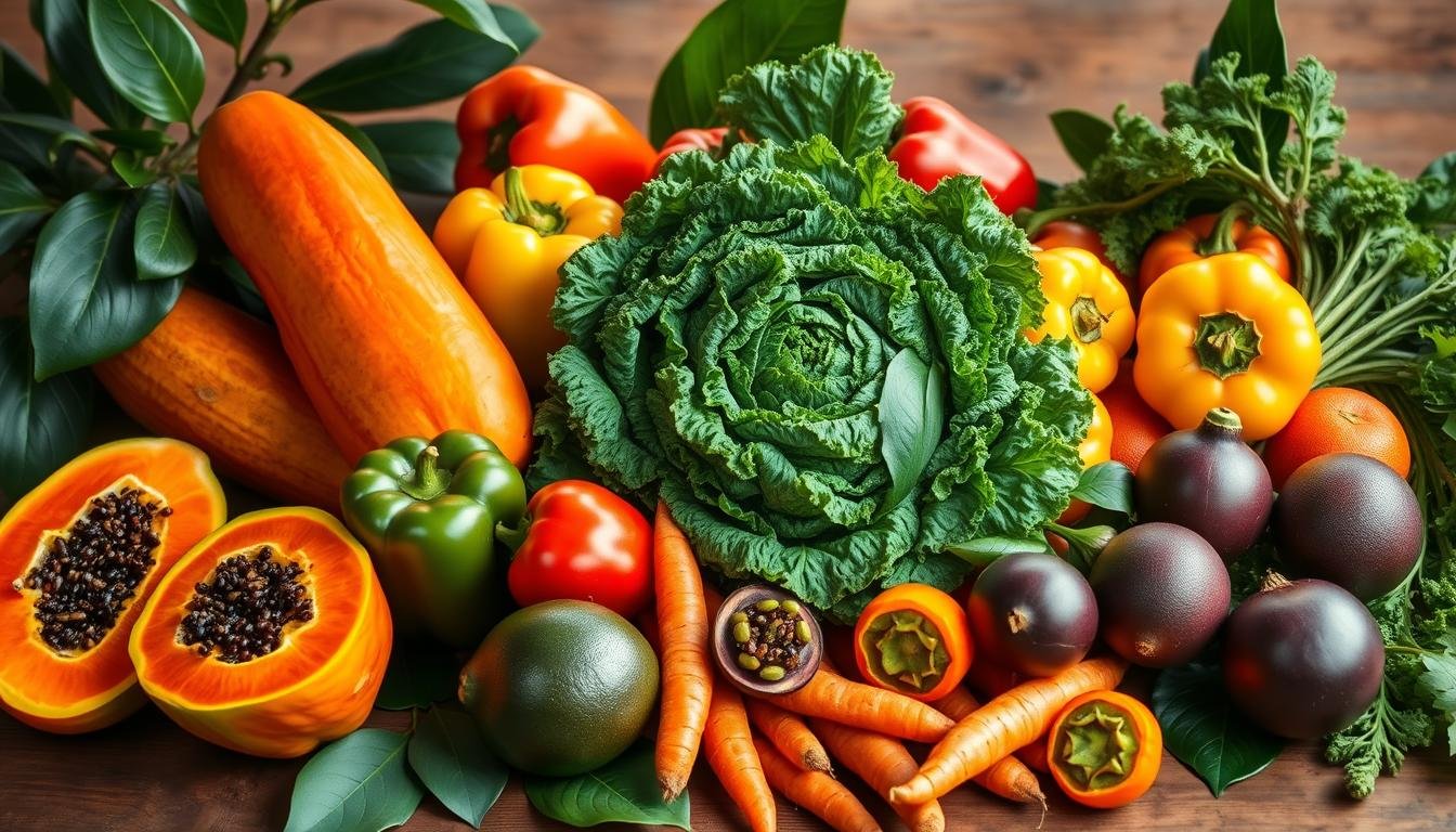 fruta e legumes época