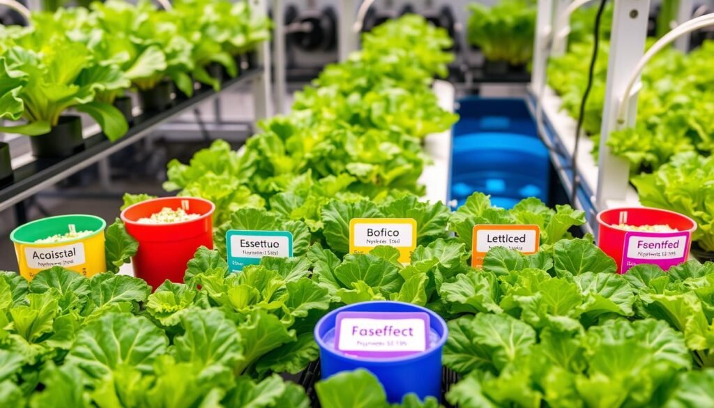 nutrientes para alface hidropônica